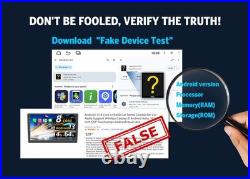 Android Auto 10.95 2K Single DIN Head Unit CarPlay 6+64G Navigation TouchScreen