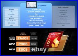 Android Auto 10.95 2K Single DIN Head Unit CarPlay 6+64G Navigation TouchScreen