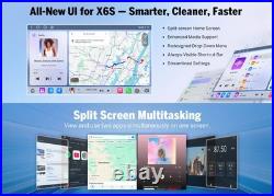 Android Auto 10.95 2K Single DIN Head Unit CarPlay 6+64G Navigation TouchScreen