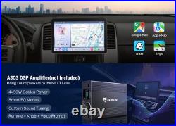 Android Auto 10.95 2K Single DIN Head Unit CarPlay 6+64G Navigation TouchScreen