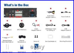 Android Auto 10.95 2K Single DIN Head Unit CarPlay 6+64G Navigation TouchScreen