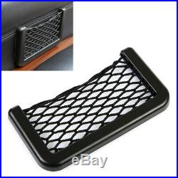 Auto Car Interior Body Edge Black Elastic Net Storage Phone Holder Accessories