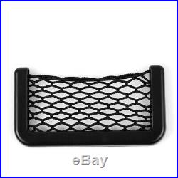 Auto Car Interior Body Edge Black Elastic Net Storage Phone Holder Accessories