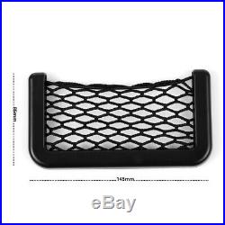 Auto Car Interior Body Edge Black Elastic Net Storage Phone Holder Accessories