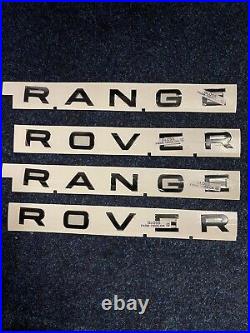 Black Lettering Range Rover L405 Sport L494 Evoque P38 P322 Genuine Jlr