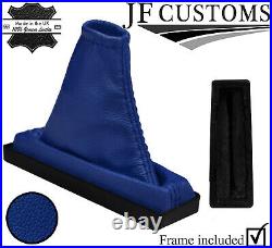 Blue Italian Leather Handbrake Boot+frame Fits Range Rover P38 95-02