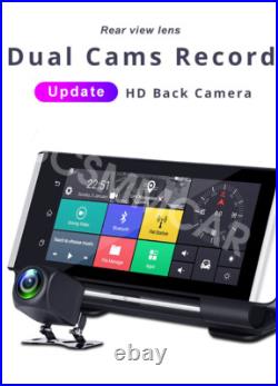 Car Dash Camera FHD 1080p Dual Lens Front Rear Cam GPS Touch Screen G Sensor Car Dash Camera FHD 1080p Dual Lens Front Rear Cam GPS Touch Screen G Sensor