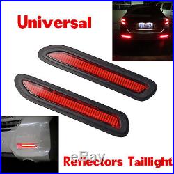 Car Rear Bumper Light 5W LED Bumper Reflectors Taillight Brake Fog Warning Light
