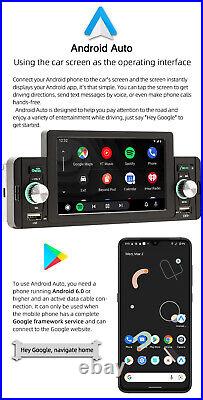 Car Stereo For Apple Carplay Android Auto FM Radio MP5 Player 5in 1Din HeadUnit