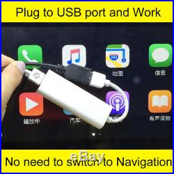 Carplay USB Dongle For Apple iPhone Android Car Auto Navigation Music Player