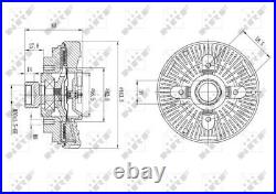 Clutch, Radiator Fan Nrf 49600 For Land Rover