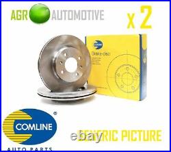 Comline Front Brake Discs Set Braking Discs Pair Oe Replacement Adc1306v