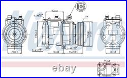 Compressor, Air Conditioning Nissens 89186 For Land Rover Compressor, Air Conditioning Nissens 89186 For Land Rover