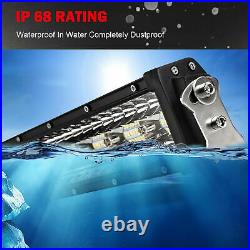 Curved 12D Trid Row 52 inch 876W LED Light Bar Spot Flood Combo forJeep SUV 4X4