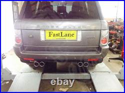 Custom Stainless Steel Exhaust Cat Back Dual System for Range Rover VogueRV02