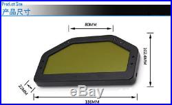 Dashboard LCD Screen Rally Gauge, Dash Race Display DO904 DPU Full sensors