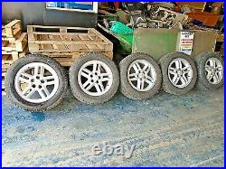 Discovery 2 td5 p38 range rover set 5x18 inch wheels and goodyear wrangler tyres