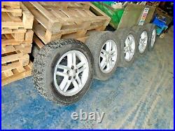 Discovery 2 td5 p38 range rover set 5x18 inch wheels and goodyear wrangler tyres