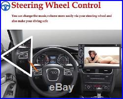 Double 2 DIN Head Unit Car Stereo CD DVD Player Touch Screen & Rearview Camera