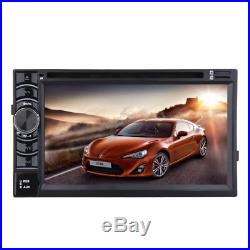 Double DIN 6.2 Inch In dash Car Stereo Radio CD DVD LCD Player Bluetooth MP3 NEW
