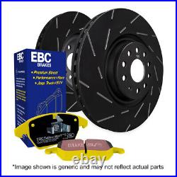 EBC Front Yellowstuff Brake Pads and USR Slotted Brake Discs Kit PD08KF301
