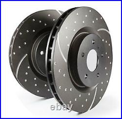 EBC Turbo Grooved Rear Solid Brake Discs for Landrover Range Rover P38 4.6 9402