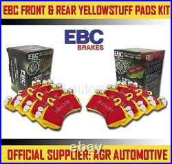 Ebc Yellowstuff Front + Rear Pads Kit For Land Rover Range Rover 2.5 Td 1994-02