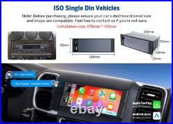 Eonon 1 DIN X3U 6.36 IPS Car Radio Stereo Android Auto Apple CarPlay Bluetooth
