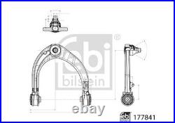FEBI BILSTEIN 177841 Wheel Suspension Control Trailing Arm Upper Right Front FEBI BILSTEIN 177841 Wheel Suspension Control Trailing Arm Upper Right Front