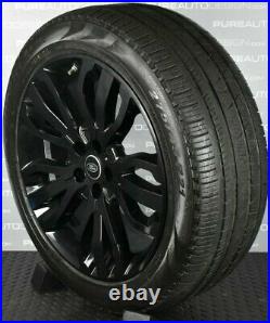 Genuine Range Rover Sport 5007 21 VIPER BLACK Alloy Wheels Pirelli Tyres TPMS 4
