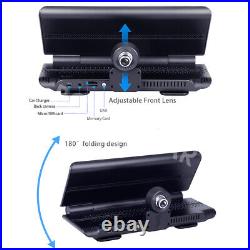 HD Dash Cam Gps Navigation Car DVR Video Recorder Front Rear Camera WIFI ADAS