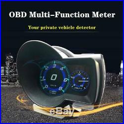 HUD Head-Up Display OBD2 Car Digital Multi Gauge Display Gauge Boost Scan Tool