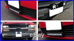 Heavy Duty Front Bumper License Plate Mount Bracket Holder For LED Light Bar 1X