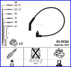 Ignition Cable Kit Ngk 7078 For Land Rover Ignition Cable Kit Ngk 7078 For Land Rover