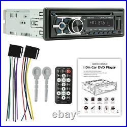 LCD Car Radio 1 DIN Bluetooth Stereo MP3 Player USB/TF/FM Head Unit CD VCD DVD