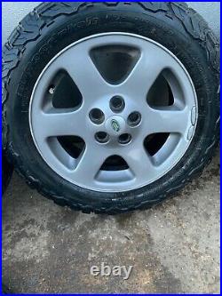 Land Rover Discovery 2 Range Rover p38 wheels and tyres 255 / 55 r18 bfg ko2