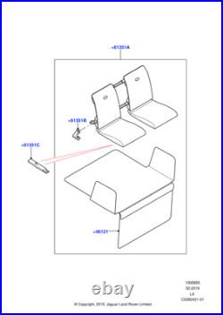 Land Rover Genuine Tailgate Event Seating Highly Durable Aluminium Frame