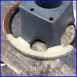 Lot10 RANGE ROVER P38 Steering Wheel Leather Cream Good Ish Wood Lot10 RANGE ROVER P38 Steering Wheel Leather Cream Good Ish Wood