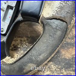 Lot13 RANGE ROVER P38 Steering Wheel Leather Cream Good Ish Wood