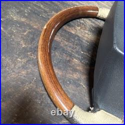 Lot13 RANGE ROVER P38 Steering Wheel Leather Cream Good Ish Wood