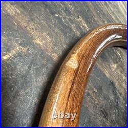 Lot13 RANGE ROVER P38 Steering Wheel Leather Cream Good Ish Wood