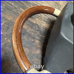 Lot14 RANGE ROVER P38 Steering Wheel Leather Cream Good Ish Wood