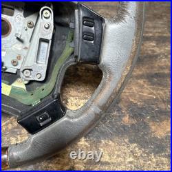Lot16 RANGE ROVER P38 Steering Wheel Leather Grey Wood