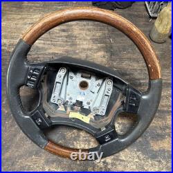 Lot17 RANGE ROVER P38 Steering Wheel Leather Black Wood Lot17 RANGE ROVER P38 Steering Wheel Leather Black Wood