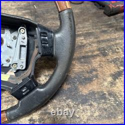 Lot17 RANGE ROVER P38 Steering Wheel Leather Black Wood Lot17 RANGE ROVER P38 Steering Wheel Leather Black Wood