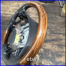 Lot17 RANGE ROVER P38 Steering Wheel Leather Black Wood Lot17 RANGE ROVER P38 Steering Wheel Leather Black Wood
