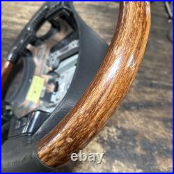 Lot17 RANGE ROVER P38 Steering Wheel Leather Black Wood Lot17 RANGE ROVER P38 Steering Wheel Leather Black Wood