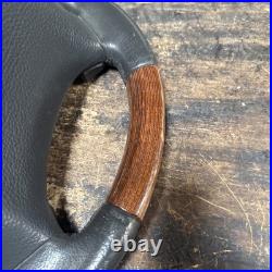 Lot17 RANGE ROVER P38 Steering Wheel Leather Black Wood Lot17 RANGE ROVER P38 Steering Wheel Leather Black Wood