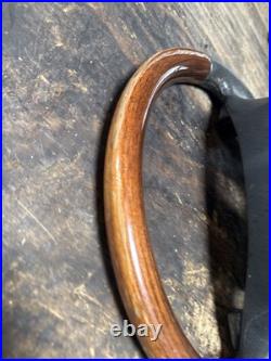 Lot18 RANGE ROVER P38 Steering Wheel Leather Black Wood