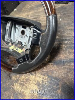 Lot19 RANGE ROVER P38 Steering Wheel Leather Black Wood